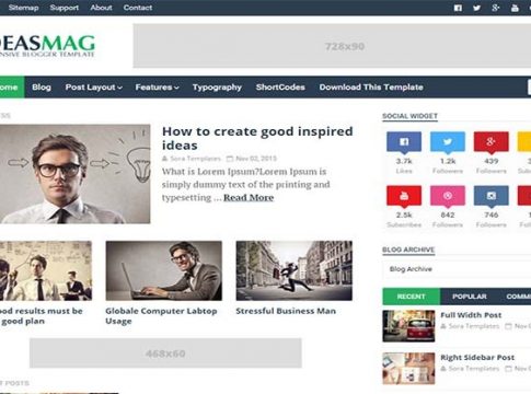 Ideas Mag Blogger Template