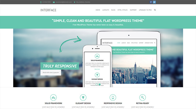 Interface WordPress Theme