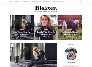 Blogxer blogger template