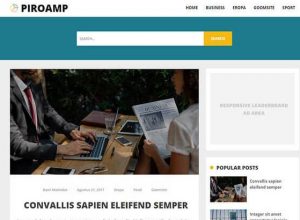 Piroamp AMP Blogger Template